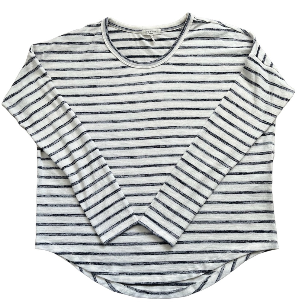 Rag & bone size m striped long sleeve Shirt